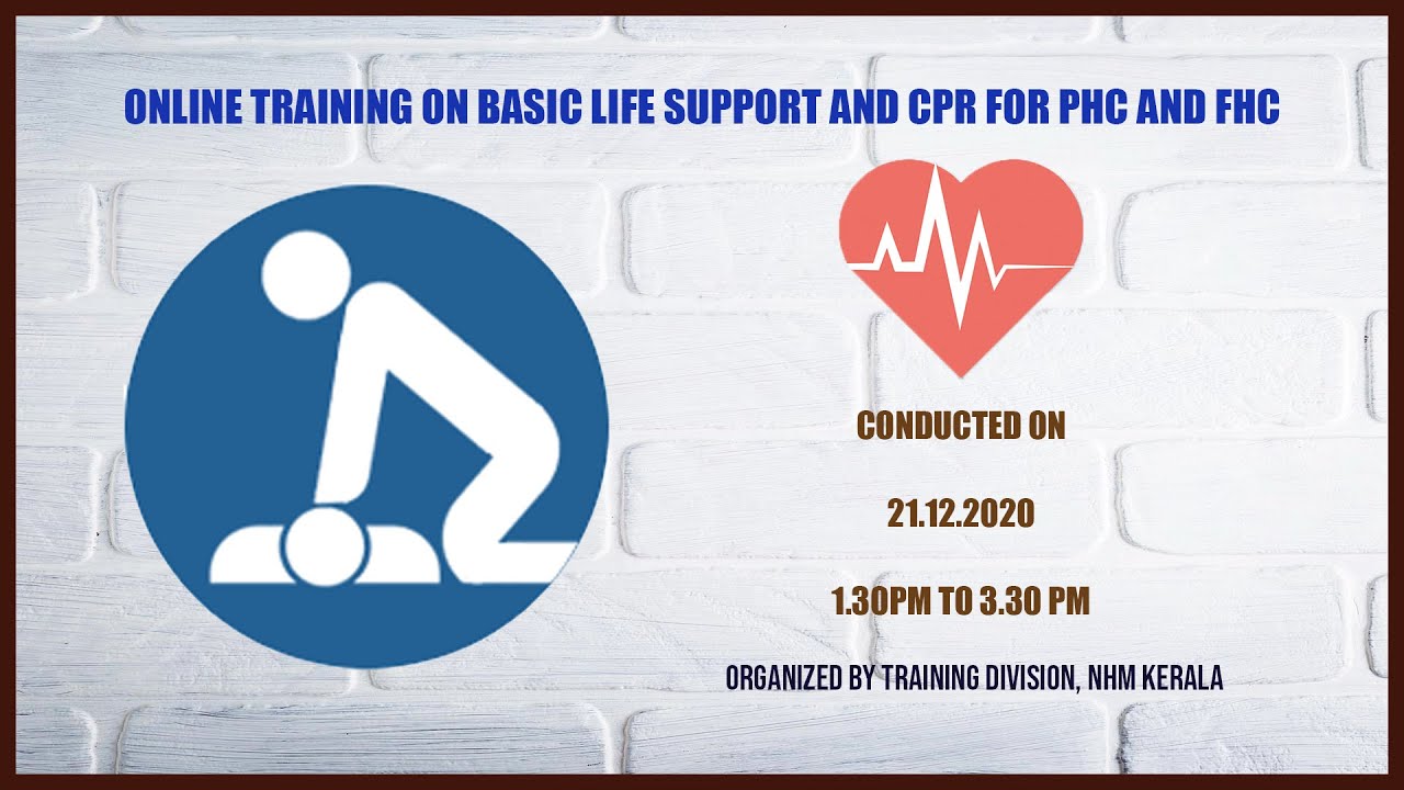 Online Training on Basic life support and CPR