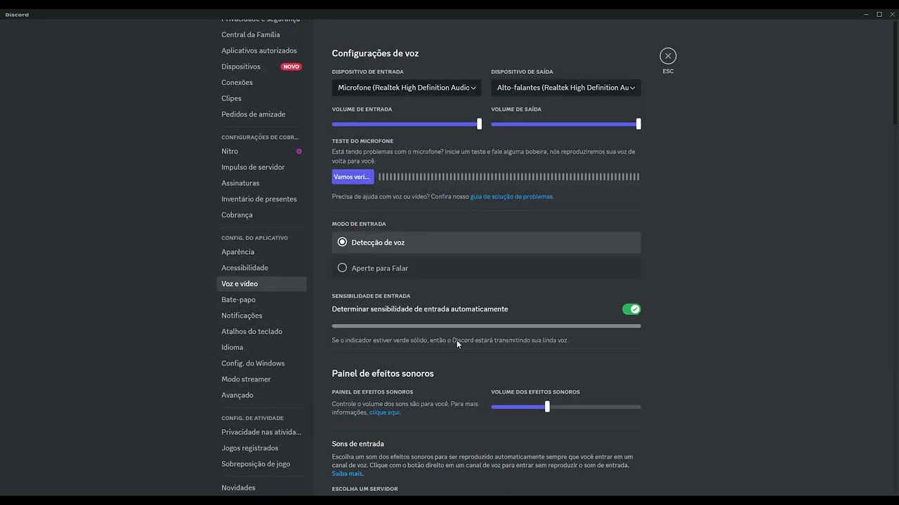 AUDIO DA TRANSMISS&Atilde;O DO DISCORD N&Atilde;O SAI, SOLU&Ccedil;&Atilde;O DEFINITIVA QUE NINGU&Eacute;M EXPLICA