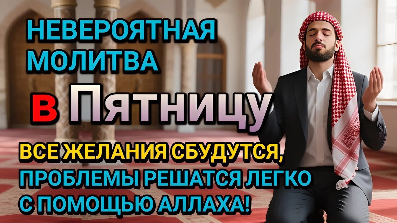 Невероятная молитва в Пятницу в месяце Шаабан! Все желания сбудутся, и проблемы исчезнут