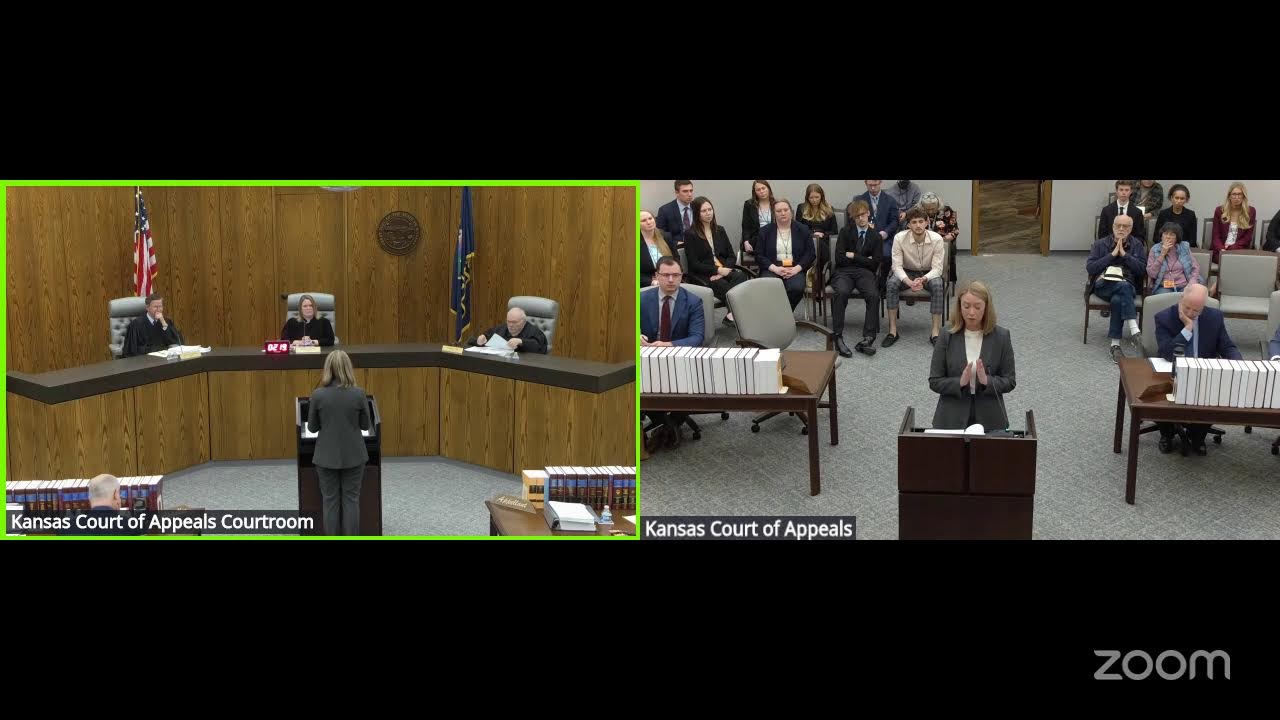 Kansas Court of Appeals' Oral Argument - February 10, 2026 at 1:30 p.m.
