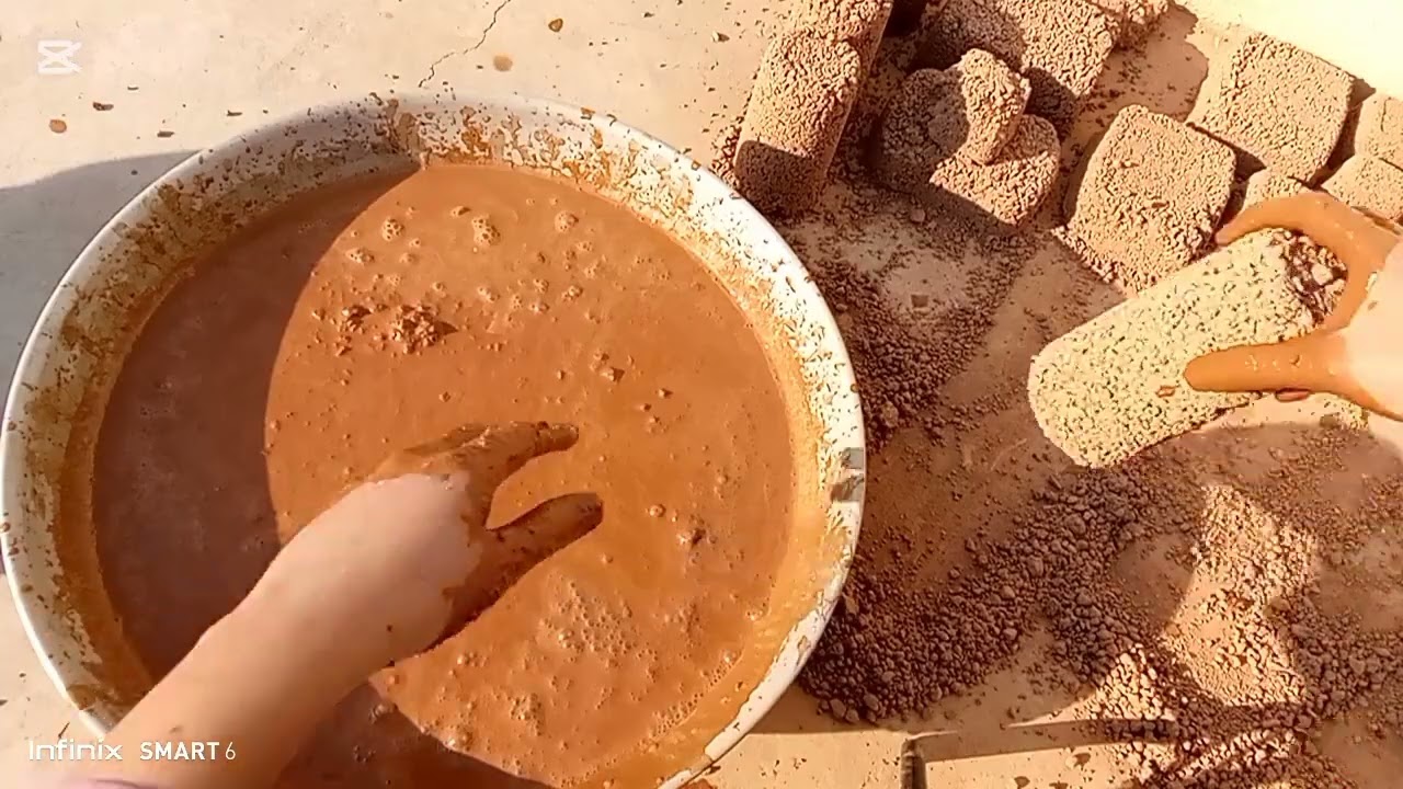 Bombastic Garity red dirt water 💦 tup crumbling vedio ❤️
