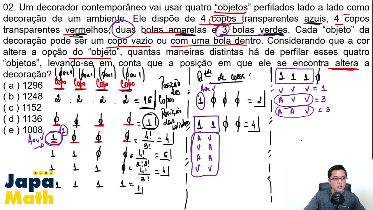 Prova EFOMM Resolvida(2017 - 2018) - Matemática - Questão 02