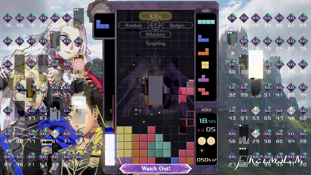 [Tetris 99] chill 30-snipers lobby (525 lines cleared) (27-12-2020)