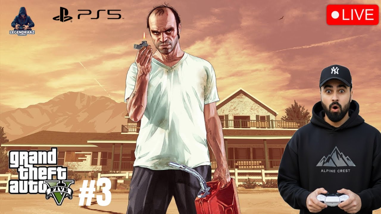 WAIT… IS THIS GTA 6?! 😱 GTA 5 PS5 STORY MODE LIVE PART 3| LEGENDRAAZ GAMING