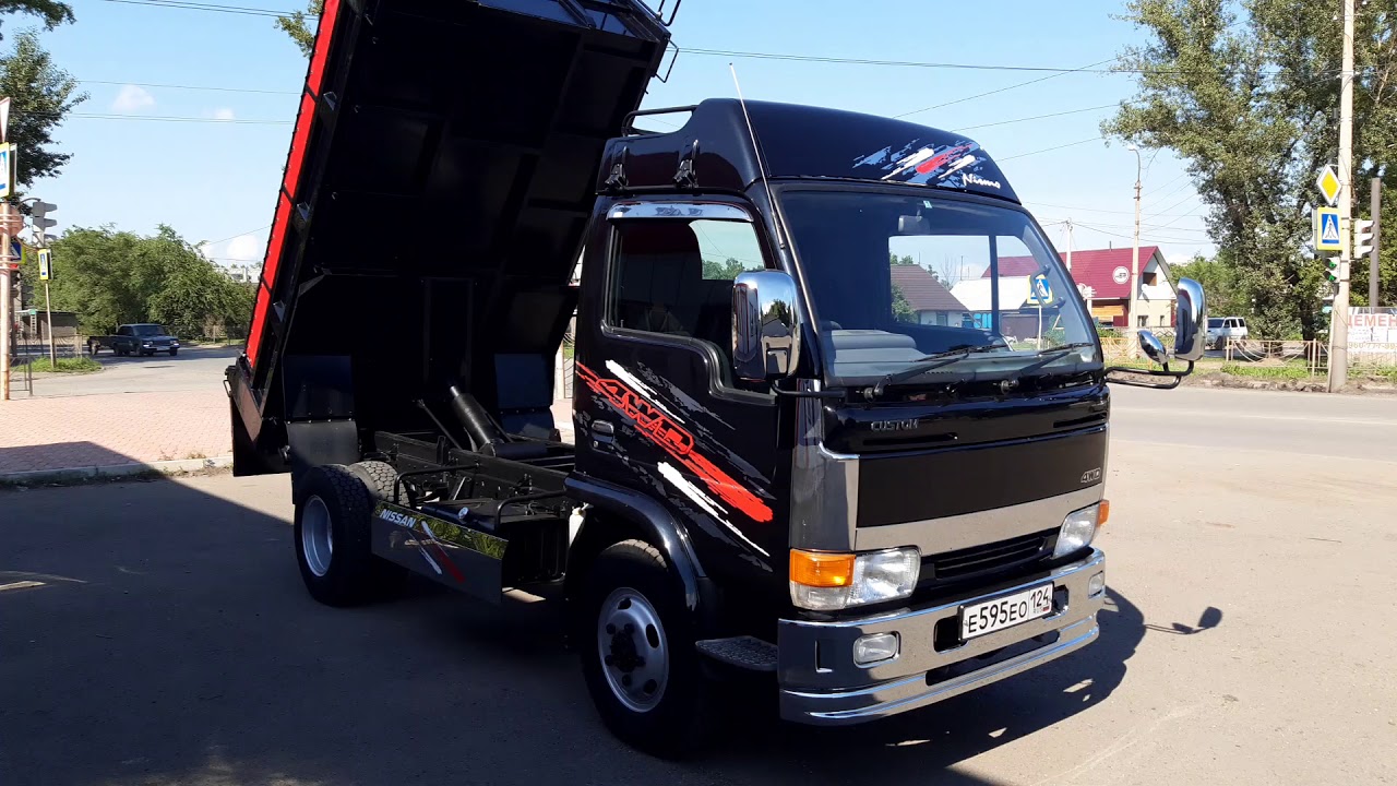 NISSAN ATLAS 1993г. 4WD. ( мостовой самосвал ) .