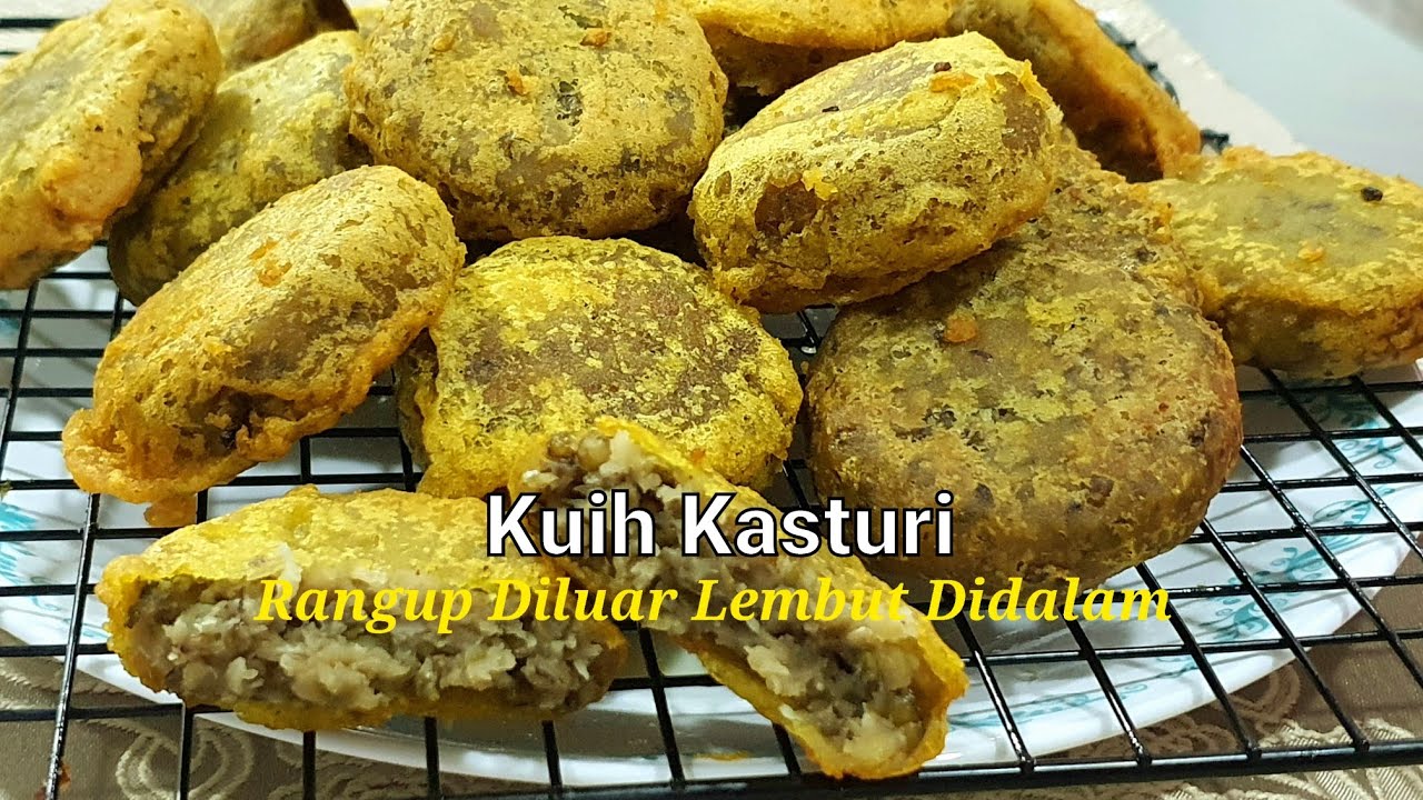Resepi Kuih Kasturi @ Kuih Kacang Hijau Rangup Diluar Lembut Didalam || Mung Beans Recipe