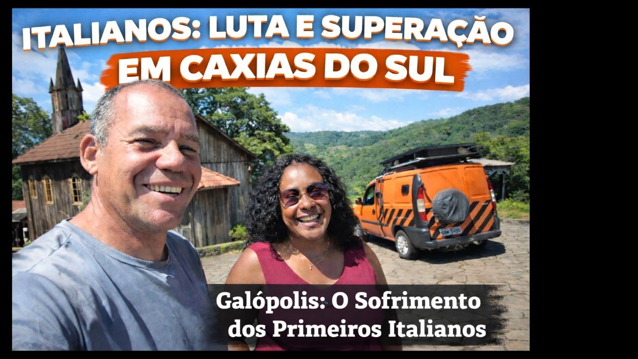 Explorando Caxias do Sul de Mini Motorhome | Galópolis, Casa de Pedra e Instituto Hércules Galló.