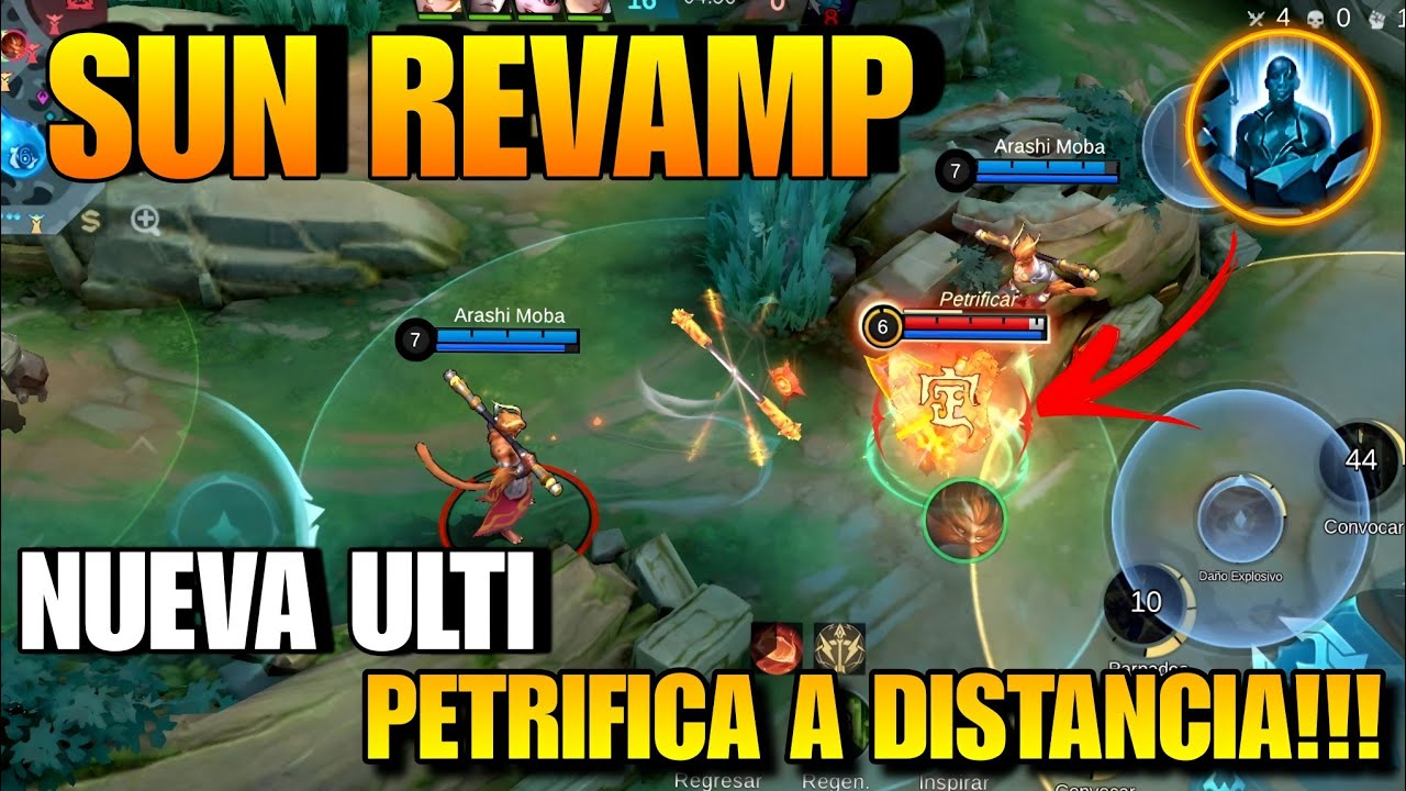 SUN REVAMP SV AVANZADO ROTISIMO ENTRARA AL META MLBB ESP