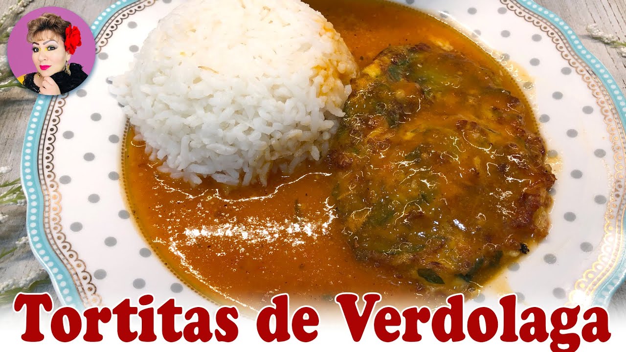 Tortitas de Verdolaga y Queso / Receta Facil