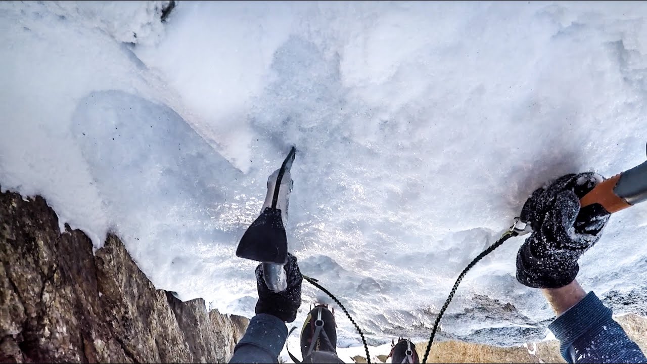 Tschigot West Couloir - Climb & Fly South Tirol