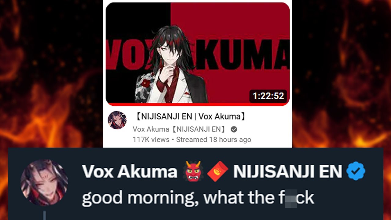 Vox accidentally turns on stream while sleeping...