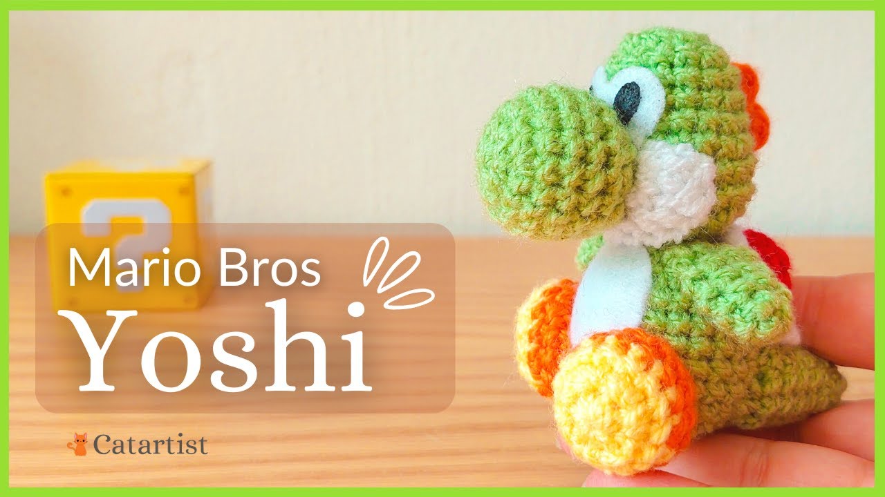 💚🤩 YOSHI Mario Bros - Crochet Amigurumi Tutorial 😱