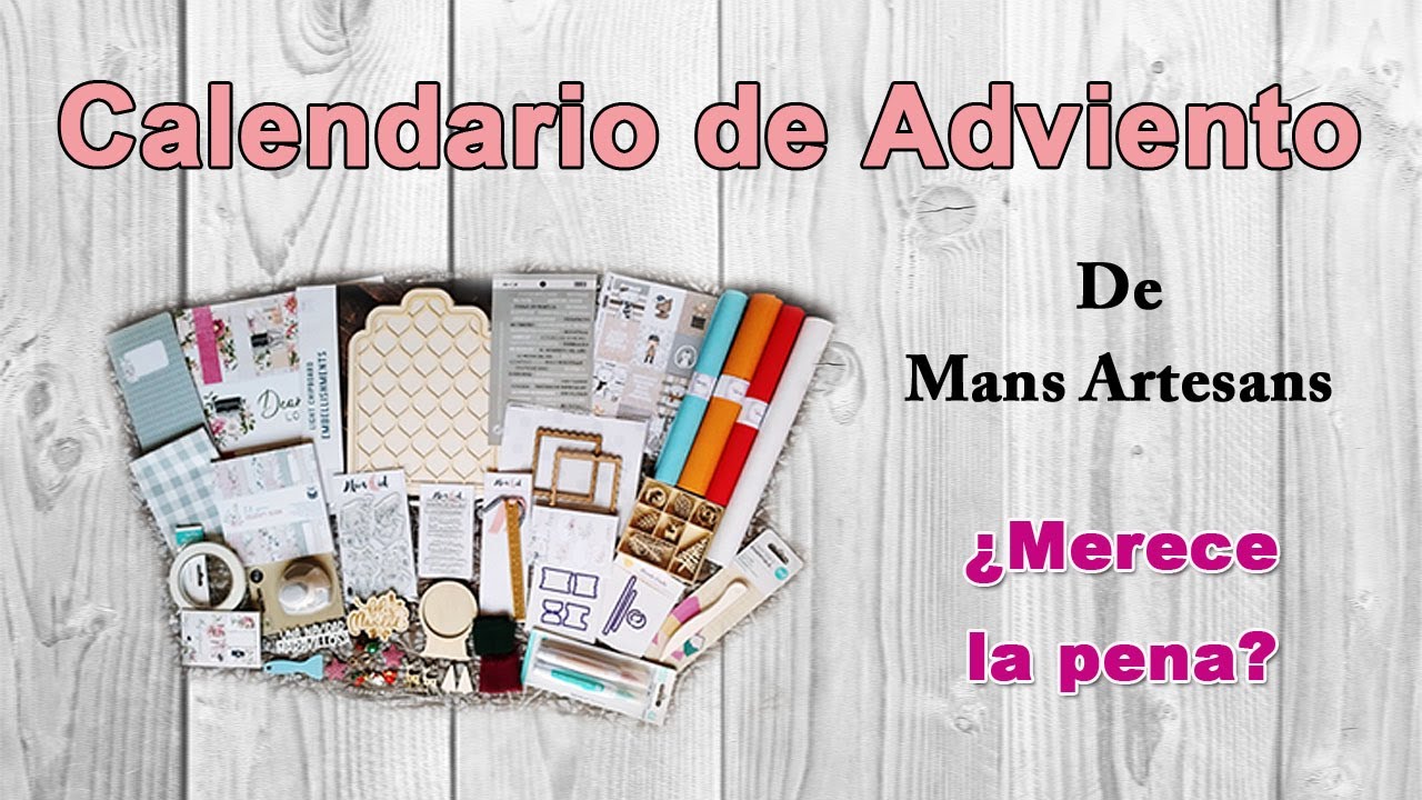Calendario de adviento de Mans Artesans. Calendario de adviento de scrap