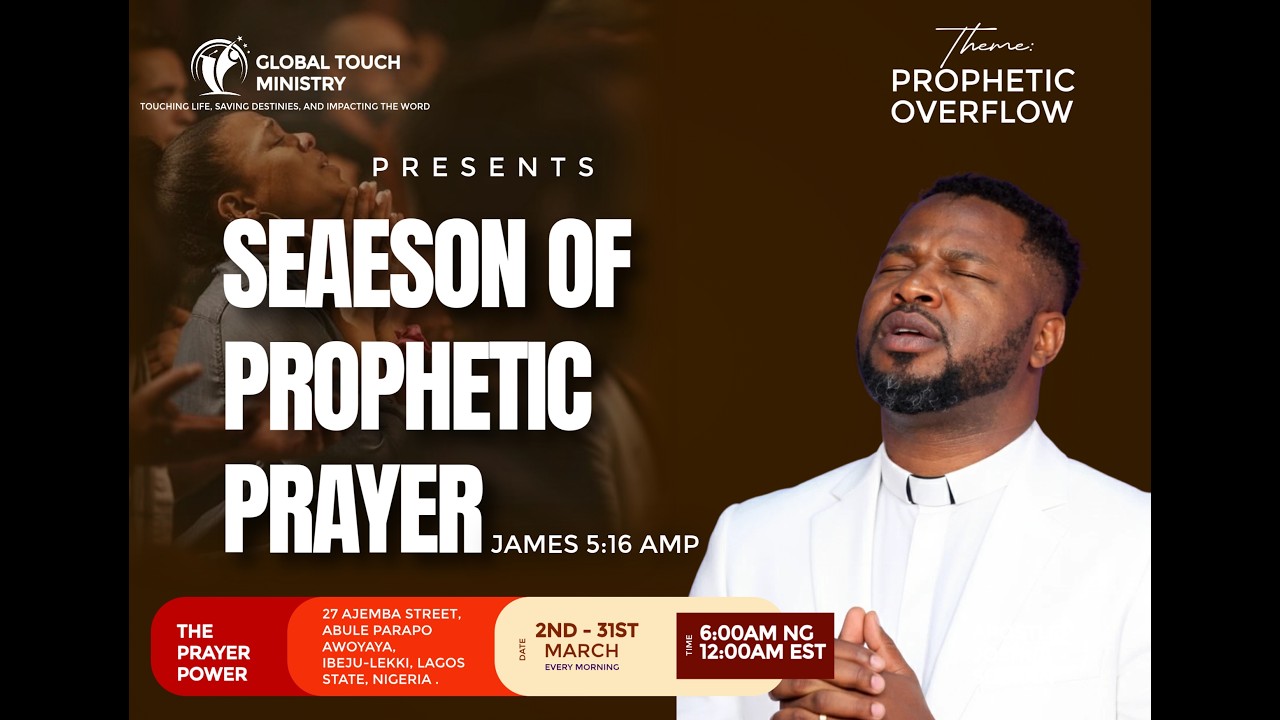 SEASON OF PROPHETIC PRAYER // WITH APST WILLIAMS AND APST CARLANE MOMODU 19-03-2026