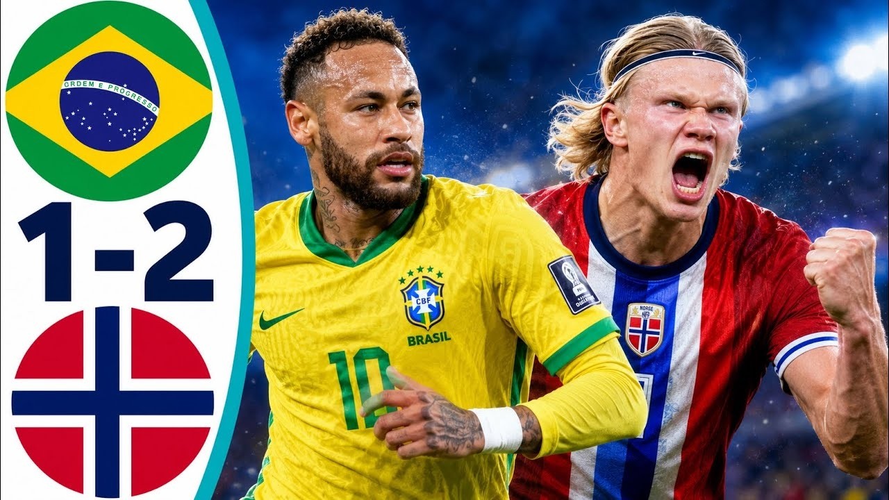Бразилия &mdash; Норвегия | Чемпионат мира по футболу FIFA 2026&trade; | Полный обзор матча | Голы и лучшие м...