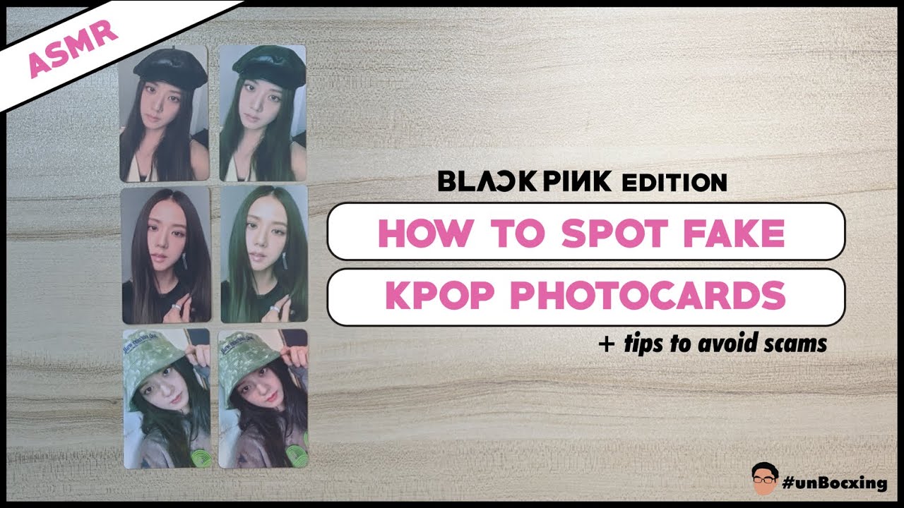 How to Spot Fake Blackpink Photocards + Tips to AVOID GETTING SCAMMED - Blackpink Edition