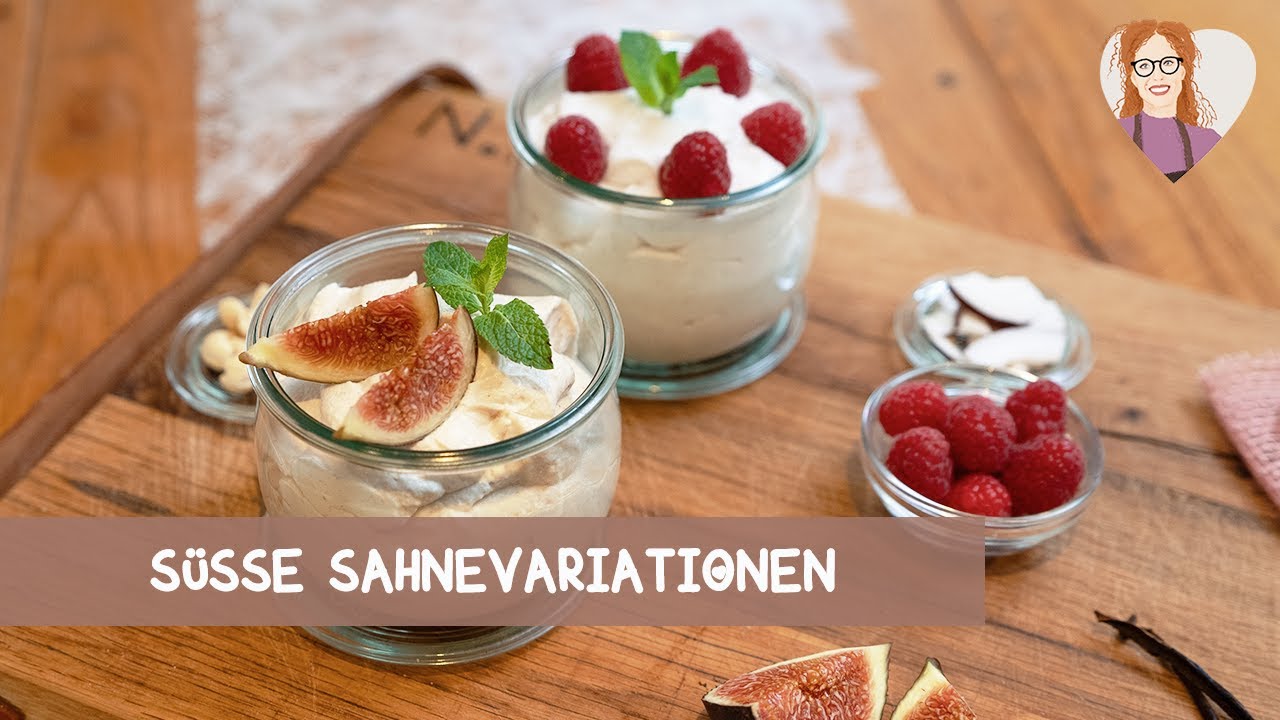 🍨Leckere, s&uuml;&szlig;e Sahnevariationen - Cashew- & Kokos-Sahne selbst gemacht, zuckerfrei | vegan basisch