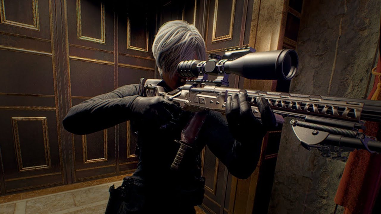 Max Level Tactical Sniper Rifle vs All Bosses - Resident Evil 4 | Professional Difficulty