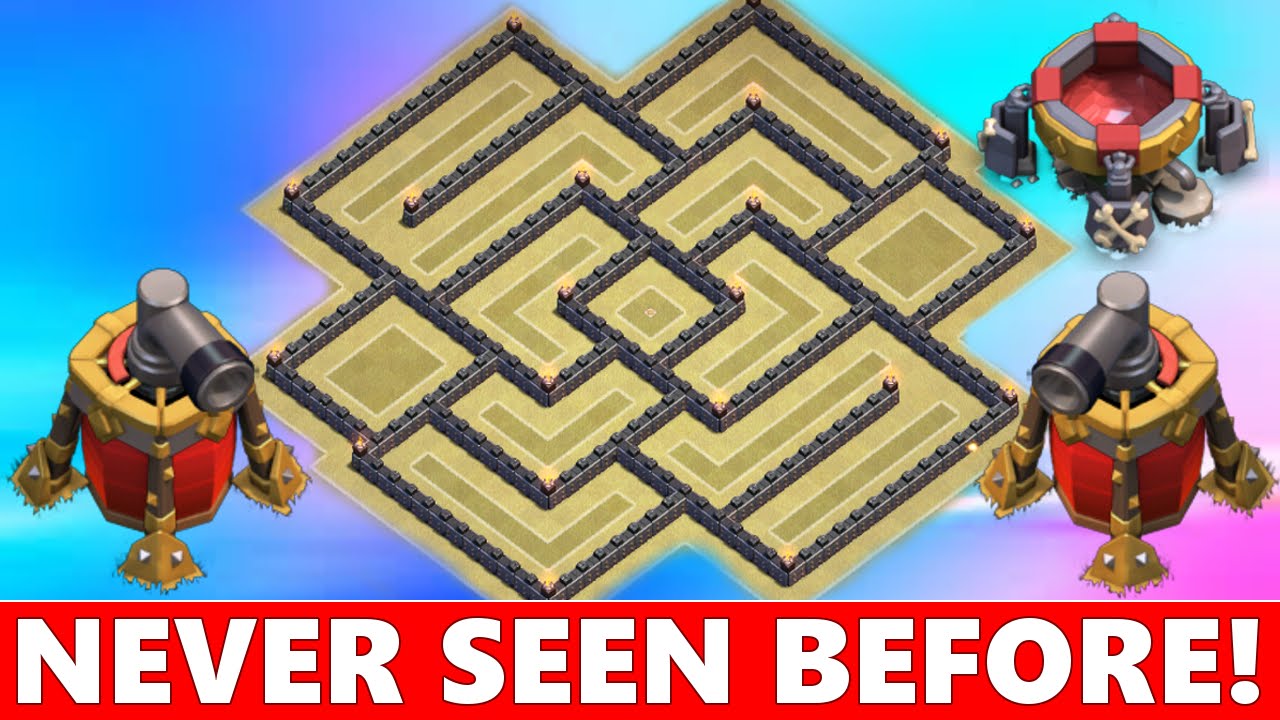 INSANE Town Hall 9 (TH9) War Base Defense! Anti Everything 2015! | Clash Of Clans