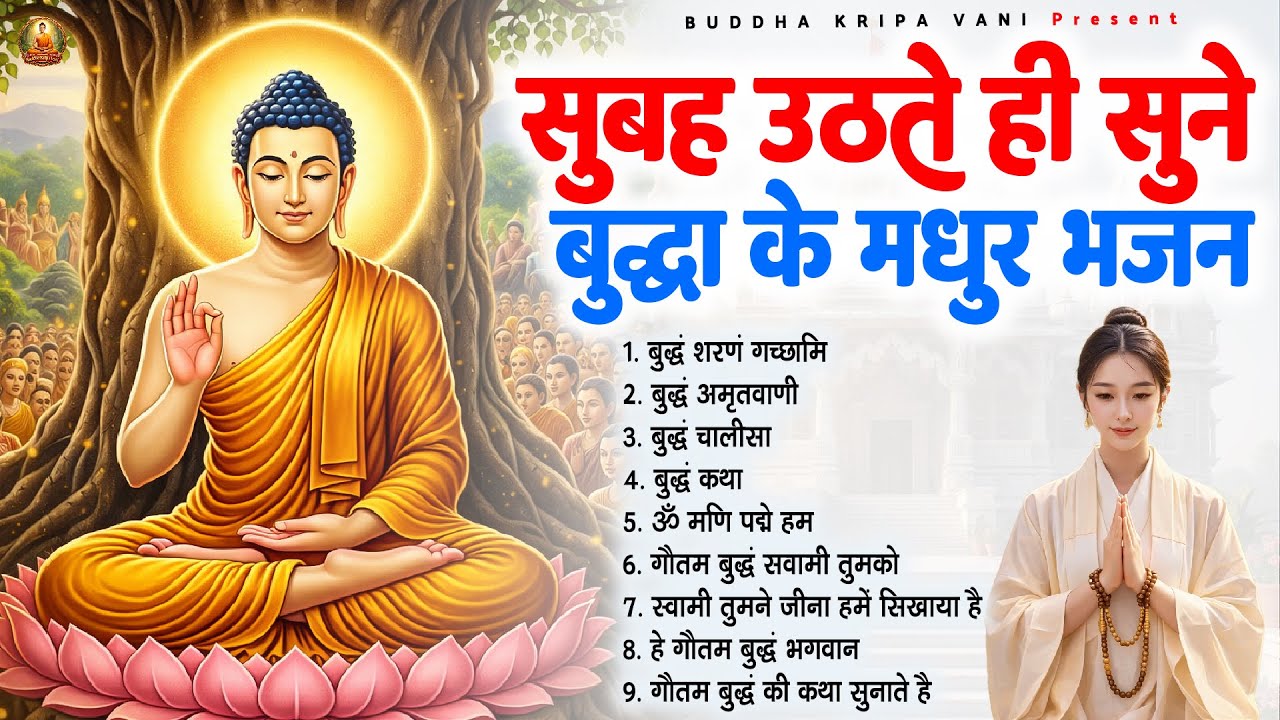 ☸️ सुबह उठते ही सुने बुद्ध के मधुर भजन - 2026 Best Buddha Bhajan |  Buddha Bhajan #buddha