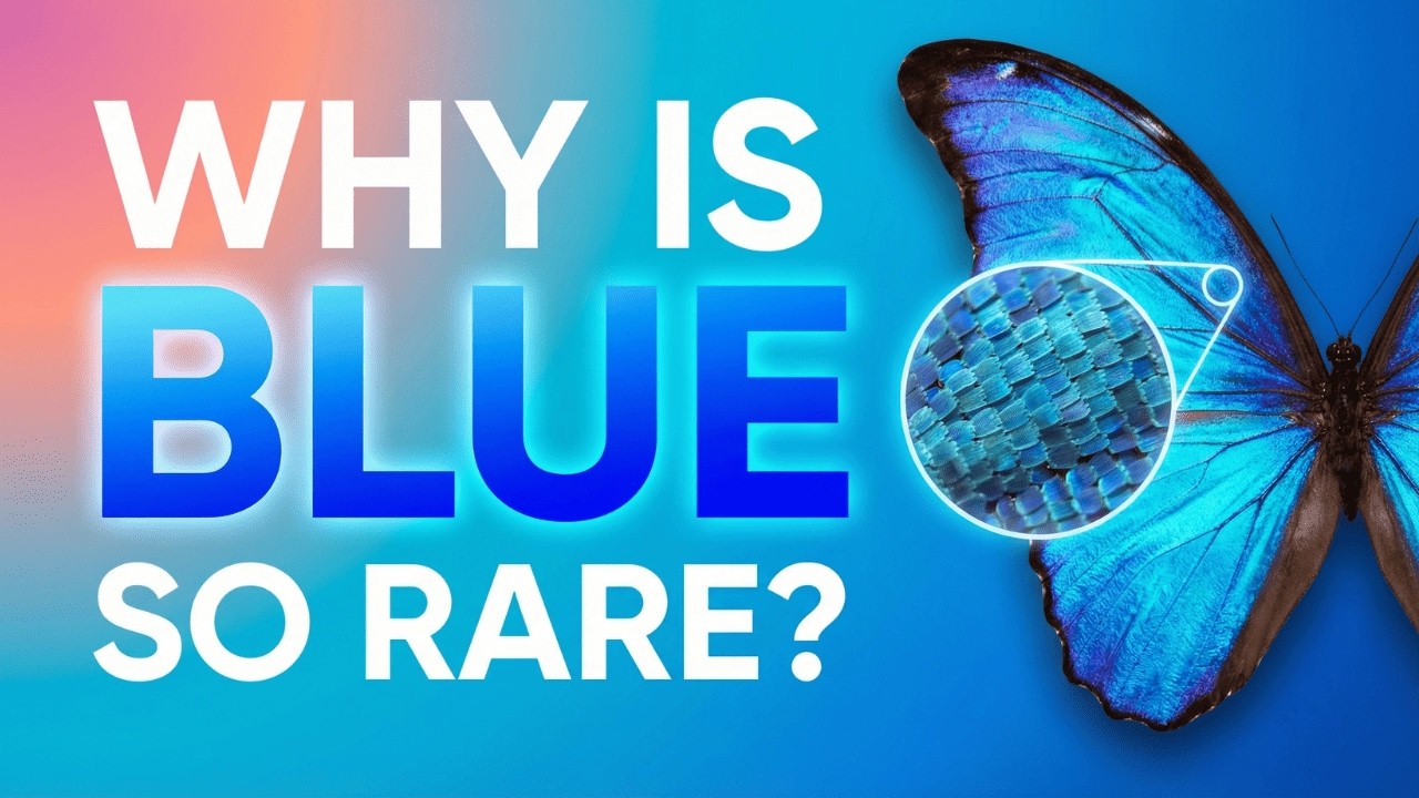 The Real Reason Blue Is So Uncommon in Nature
