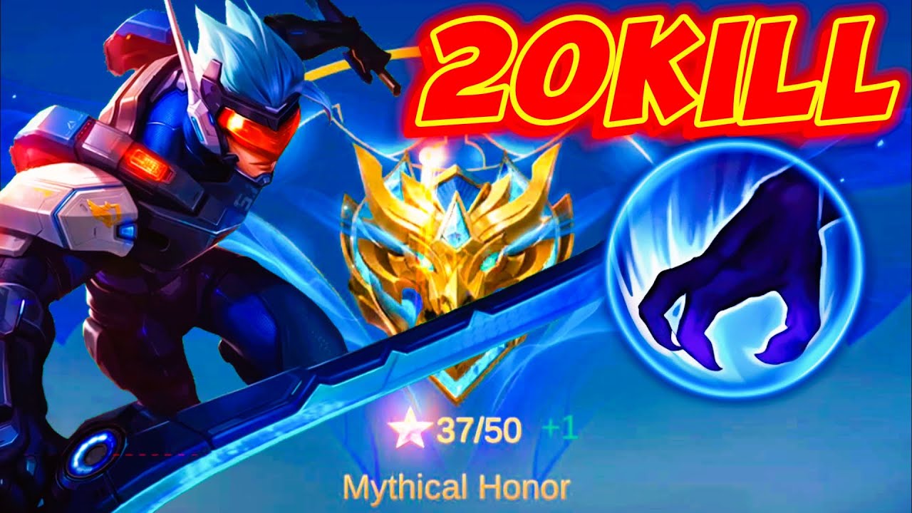 OMG!!😱 CRAZY SABER JUNGLE 20KILL GAMEPLAY - MLBB 🔥