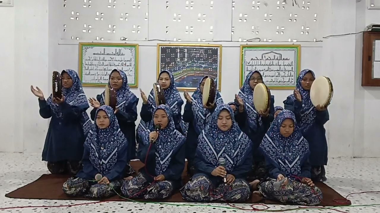 Lomba hadroh Qothrunnada Al wustho dalam rangka HSN 2024