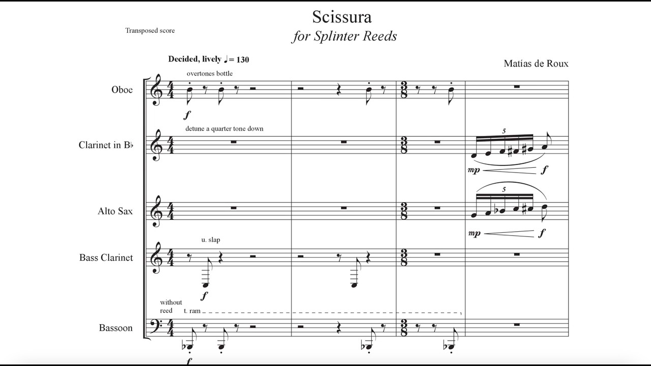 Scissura by Matias de Roux
