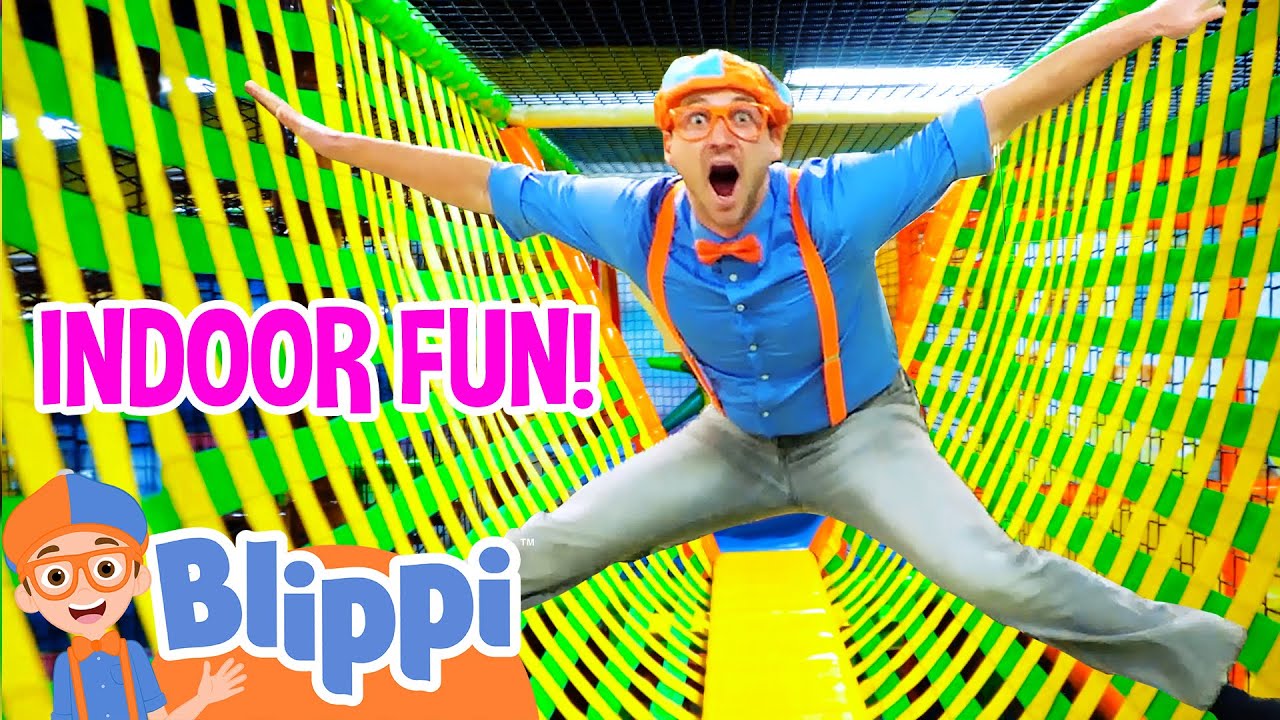 Blippi Visits the FUNTASTIC PLAYTORIUM🛝 | Indoor Playground | Playful Educational Videos For Kids
