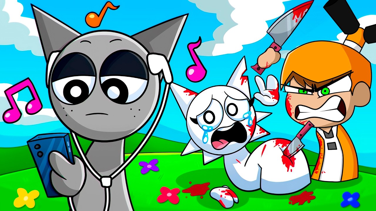 ¡GRAY IGNORA A TODOS DURANTE 24 HORAS! Palmita reacciona a Incredibox Sprunki Animación