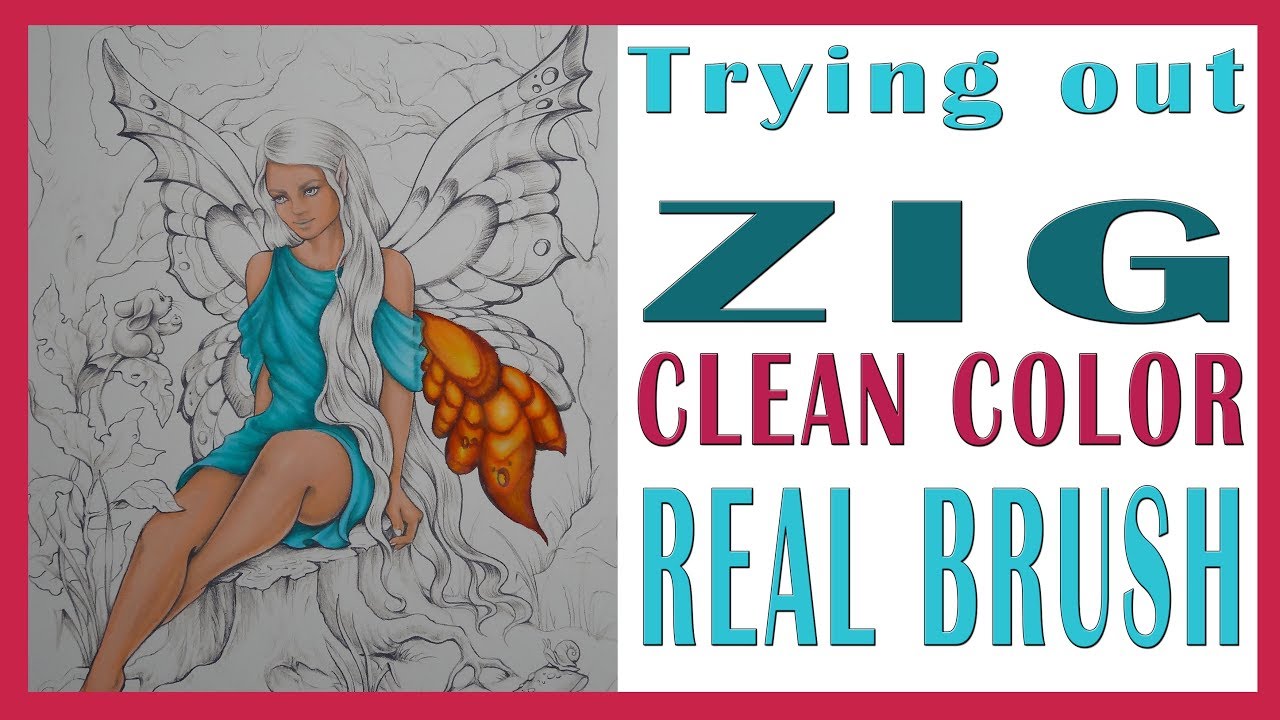 Trying Out ZIG Clean Color Real Brushes