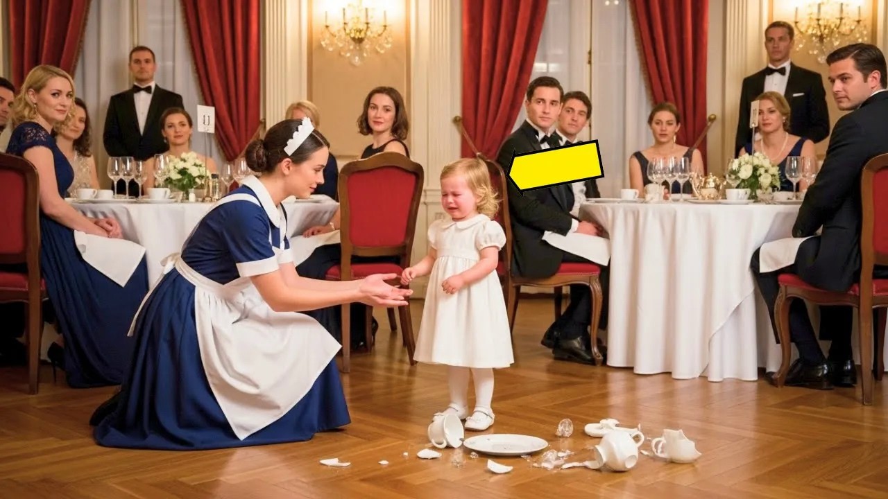 Córka miliardera tłukła talerze... aż dyskretna kelnerka podała jej rękę.