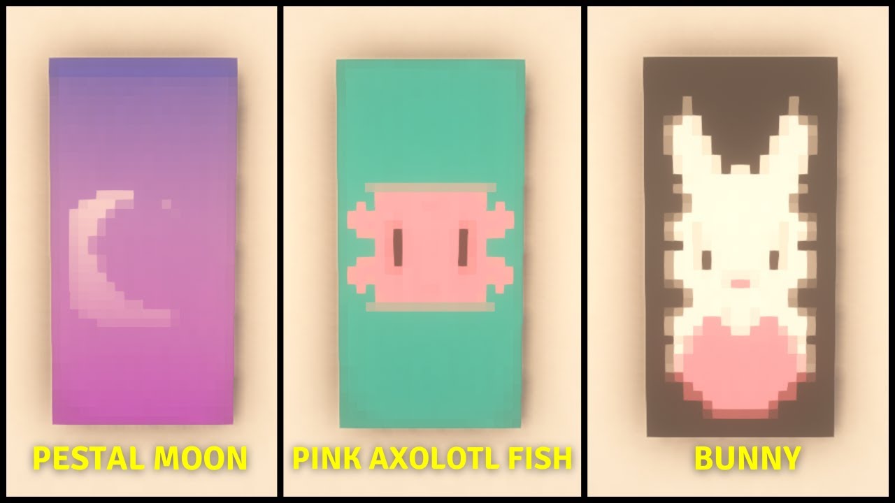 Minecraft Banners Tutorial | 5 Best Banner Designs | Easy #23