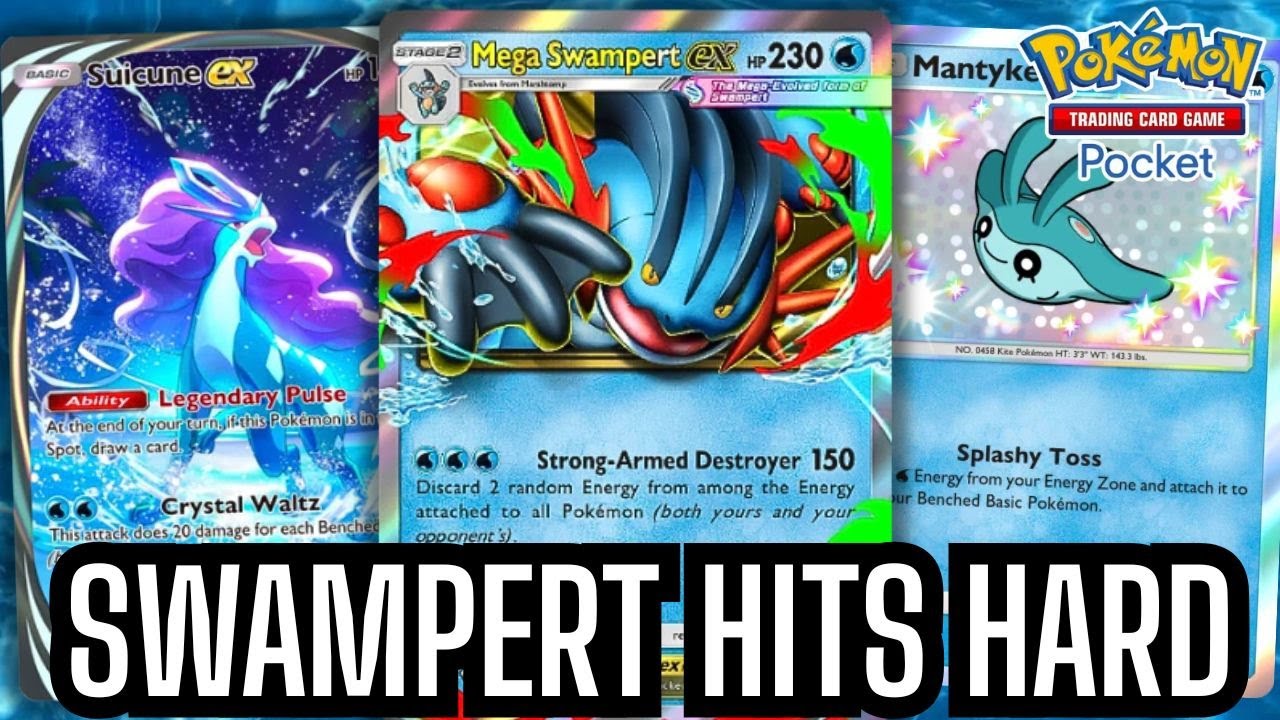 Unstoppable Swampert! Crushes Everything! 😱 | Pokémon Pocket