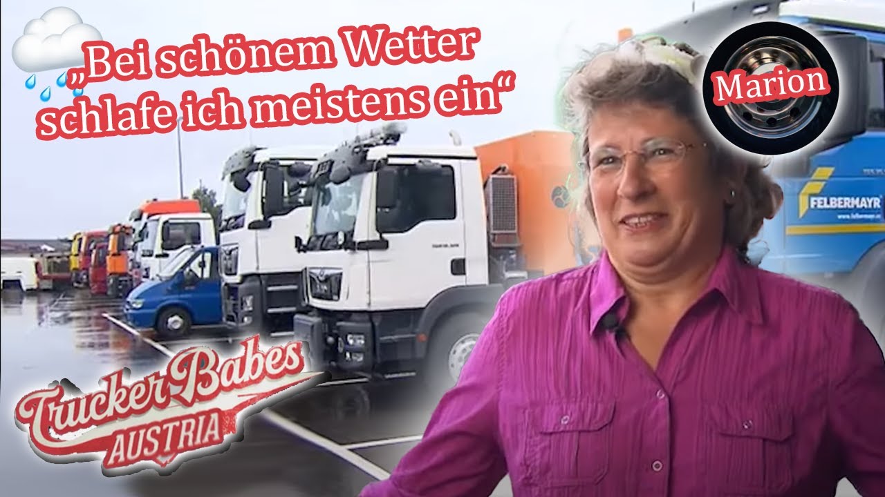 Marion: Rechtslenker bei Regen - Herausforderung PUR! | Trucker Babes Austria | ATV
