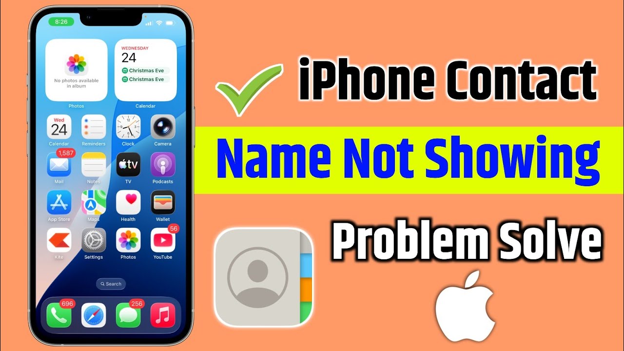 how to fix contact name not showing on iphone | iphone contact name not showing in incoming call