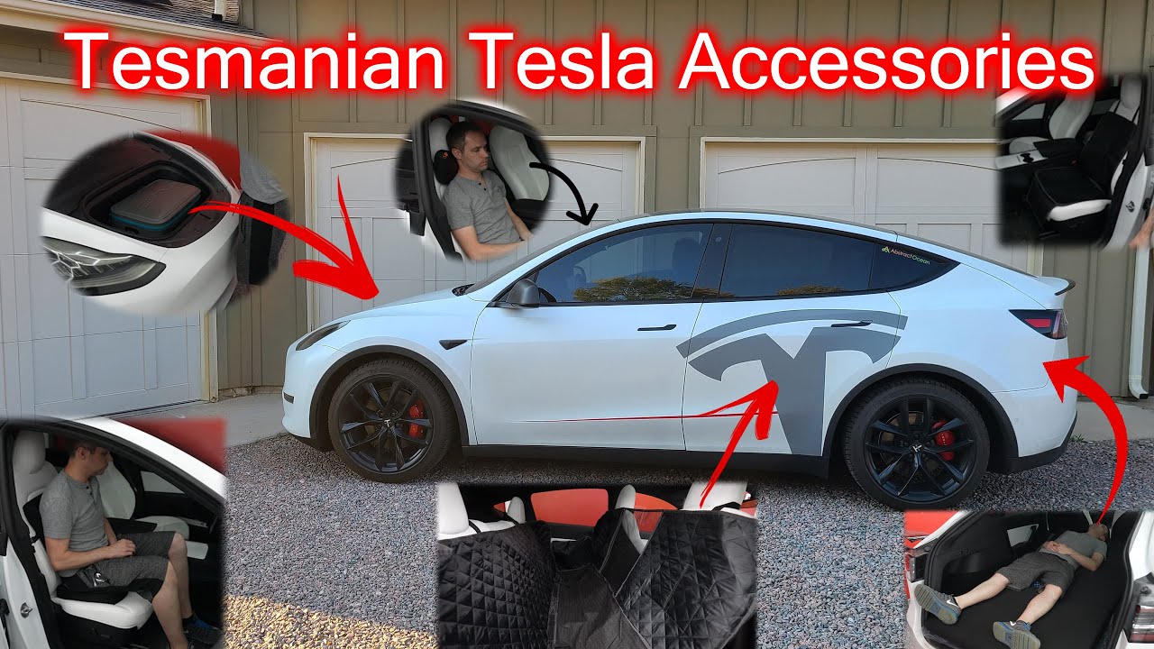 New Tesmanian Accessories for Tesla Model 3 & Y!