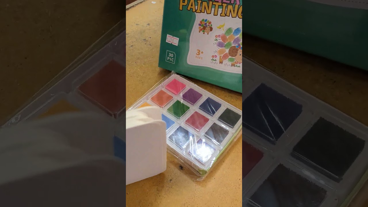 Finger Painting Art Set for Kids.. 
