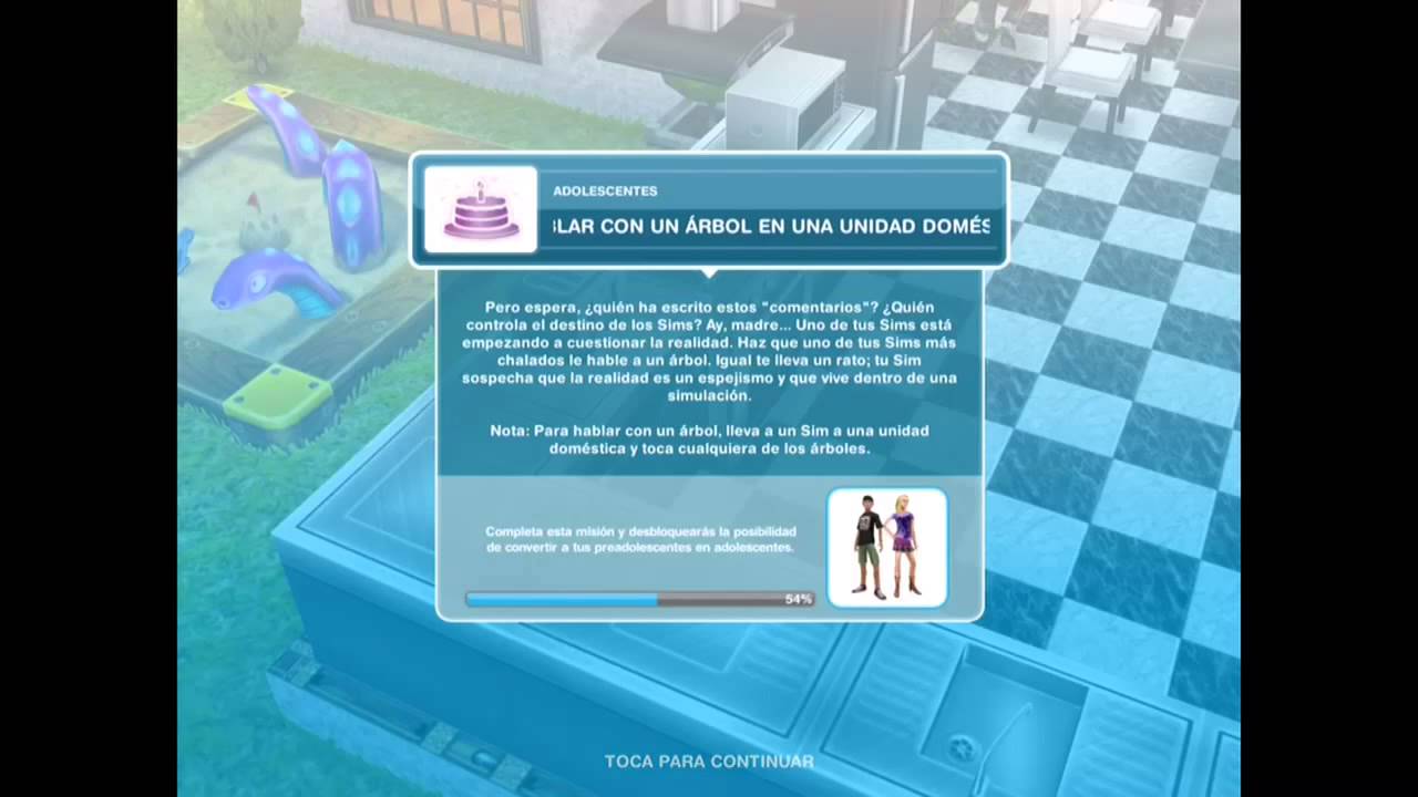 Sims Freeplay || Misión #21: “ADOLESCENTES”