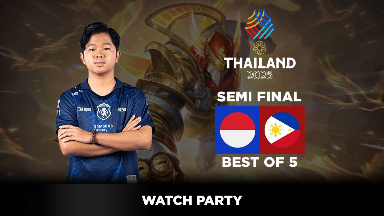 SEA GAMES THAILAND 2025 - MLBB SEMI FINAL : INDONESIA vs PHILIPINES