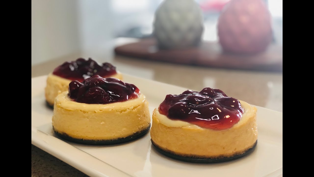 How To Make Rich & Creamy New York Style Mini-Cheesecakes!