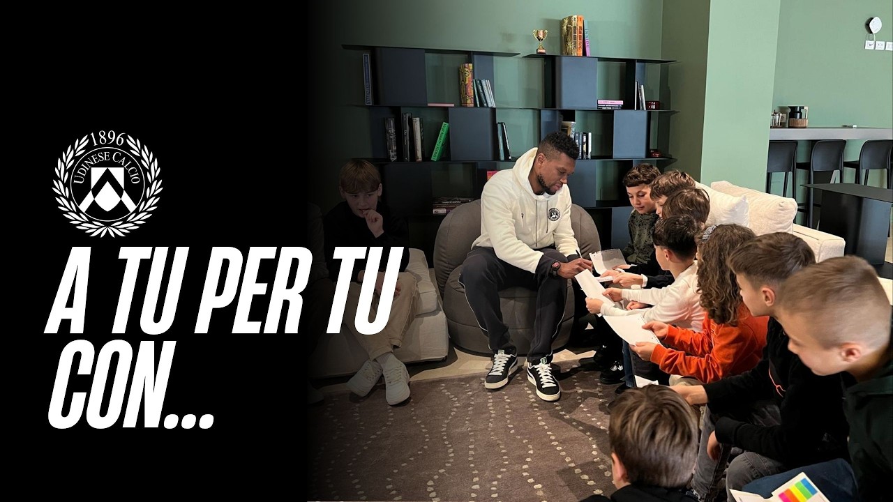 🎥 A tu per tu con Christian Kabasele | Le domande dei bambini al difensore dell’Udinese