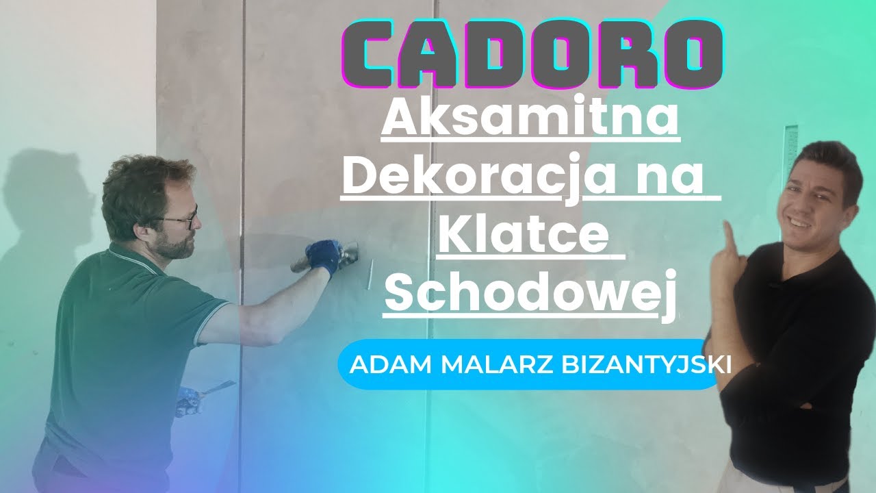Jak położyć masę CADORO firmy San Marco? czyli aksamitna dekoracja na klatkę schodową.