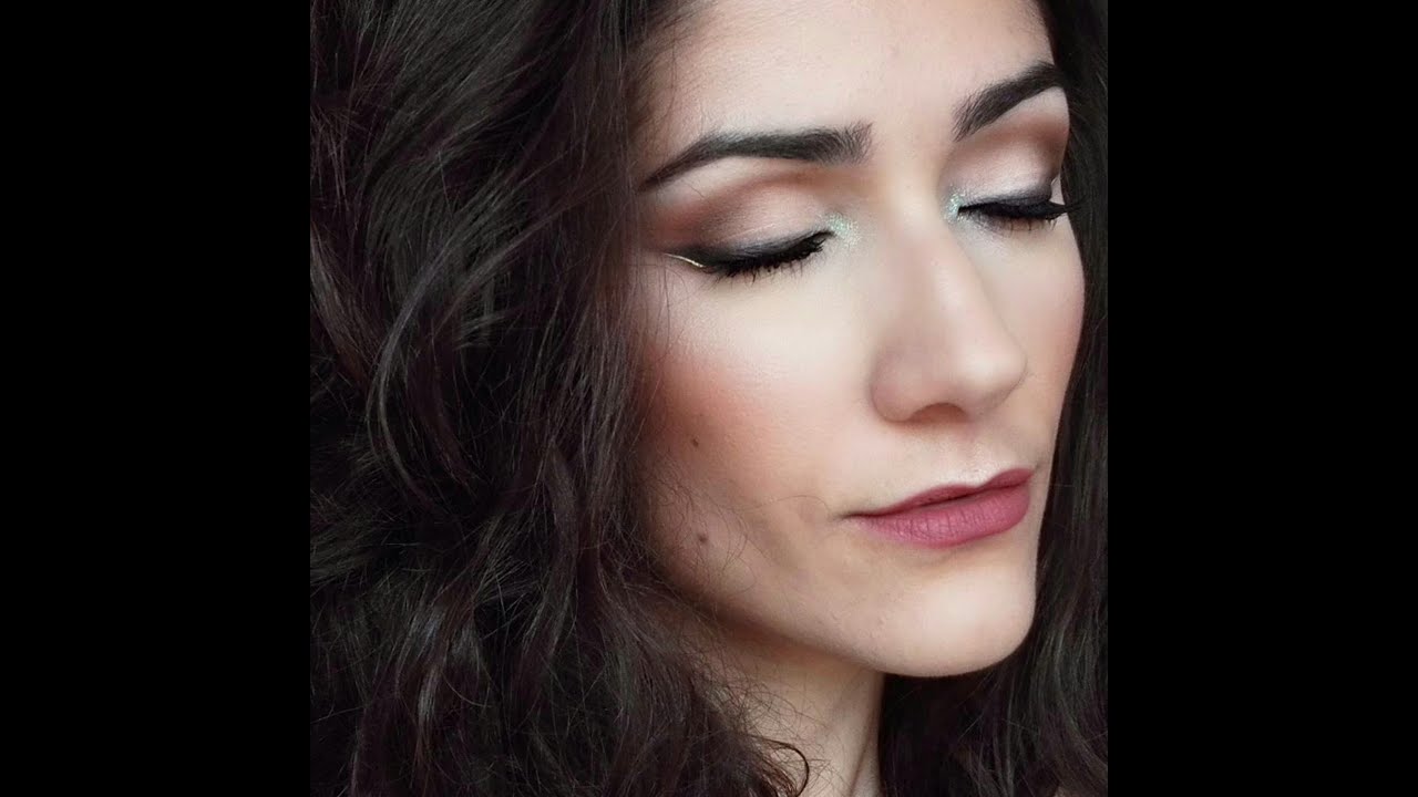 EYELINER NEGRO efecto AHUMADO + glitter!