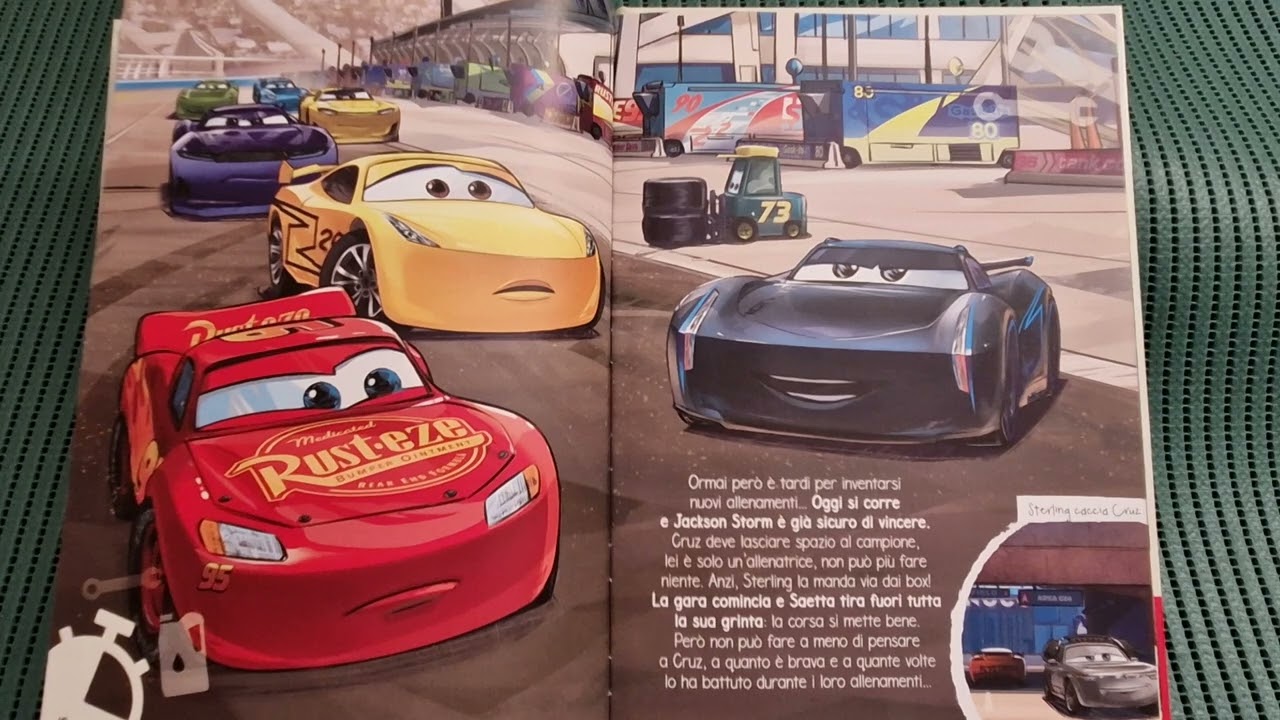 GIOCA CON CHECCO- CARS 3 -Disney- Magiche storie sonore bellissima favola guardo,leggo,ascolta