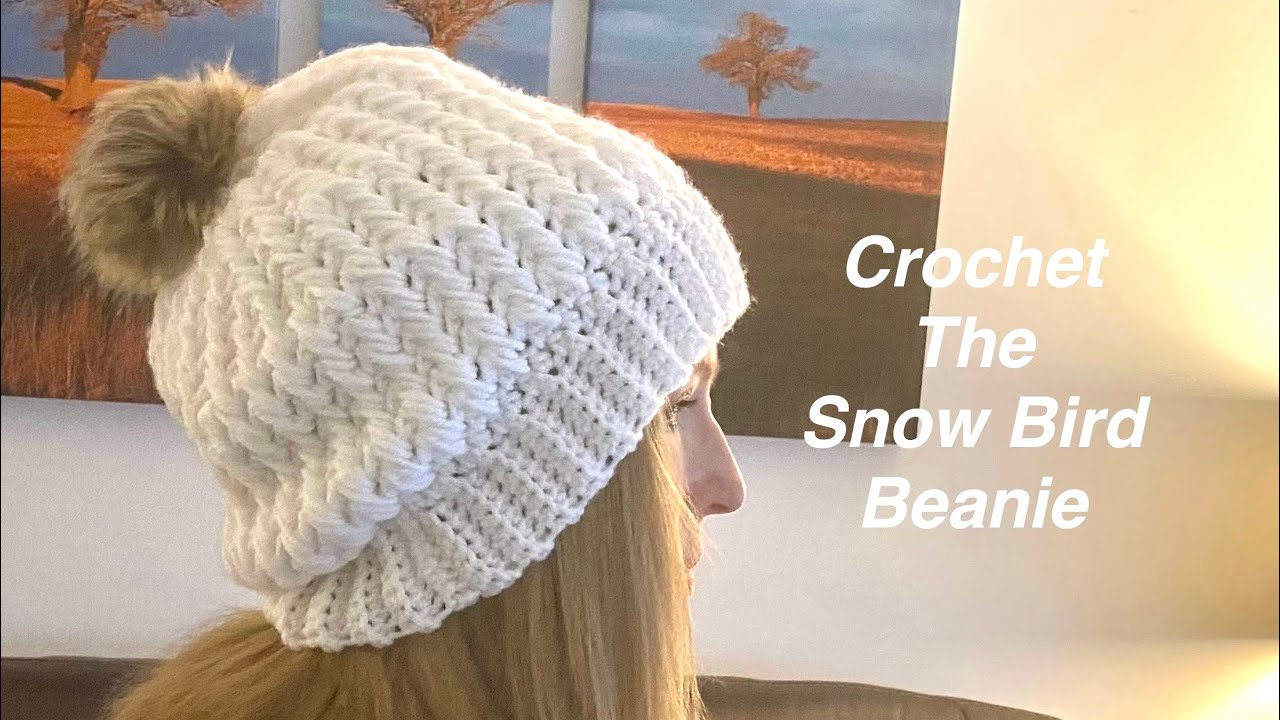 How to Crochet A Slouchy Beanie -  EASY To Follow Crochet Tutorial 🧶