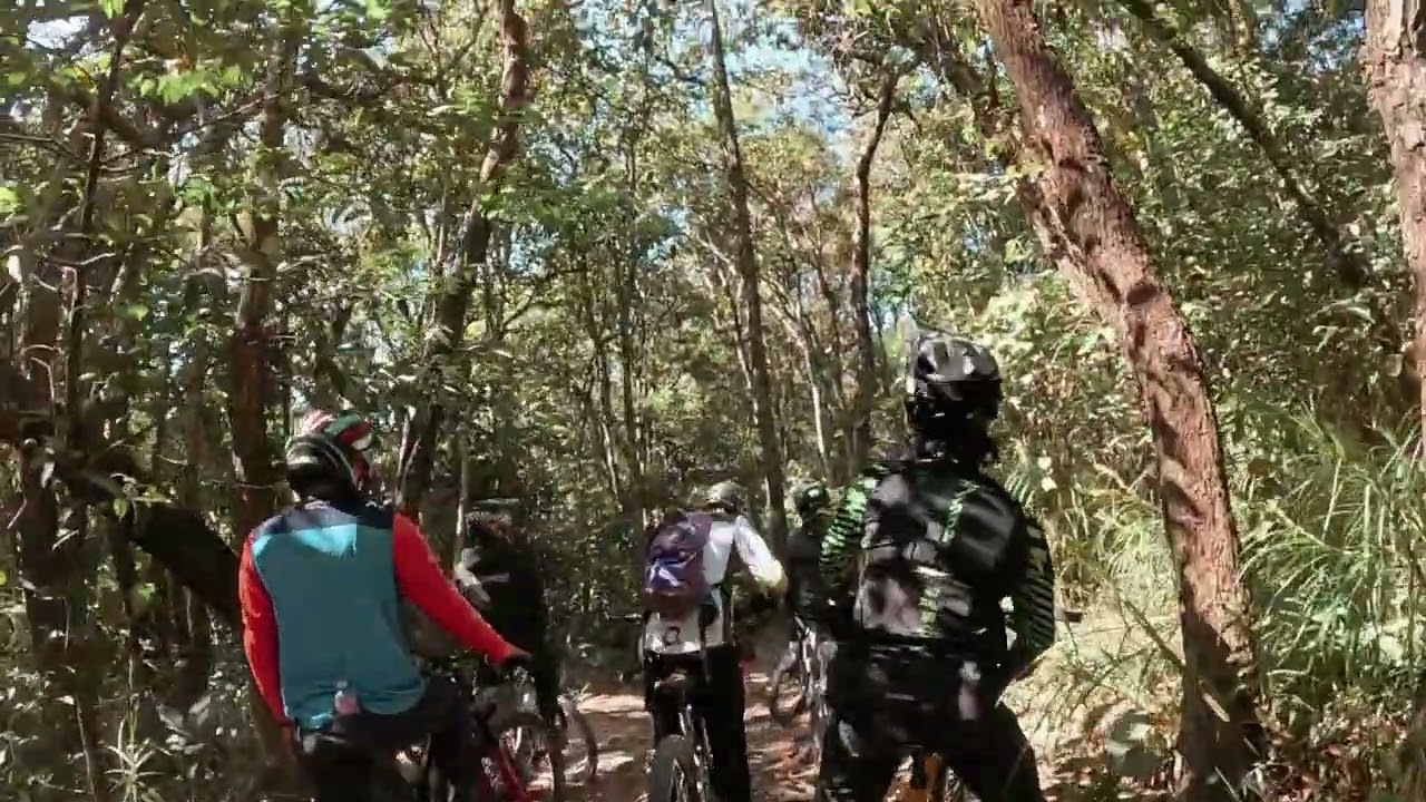 Full Run Behind School to Scout Camp