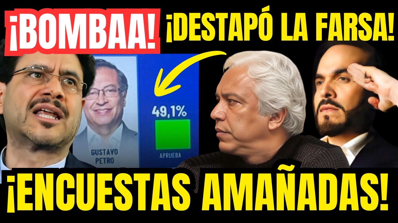 ¡BOOMBA! DESTAPA EL CUENTO DE ENCUESTAS QUE FAVORECEN AL PETRISTA CEPEDA! #colombia #noticias #petro