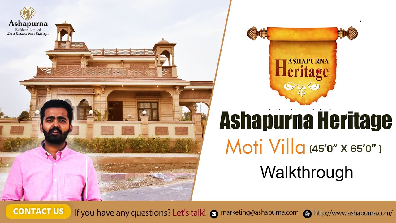 Walkthrough Review of Ashapurna Heritage, Moti Villa (45'0