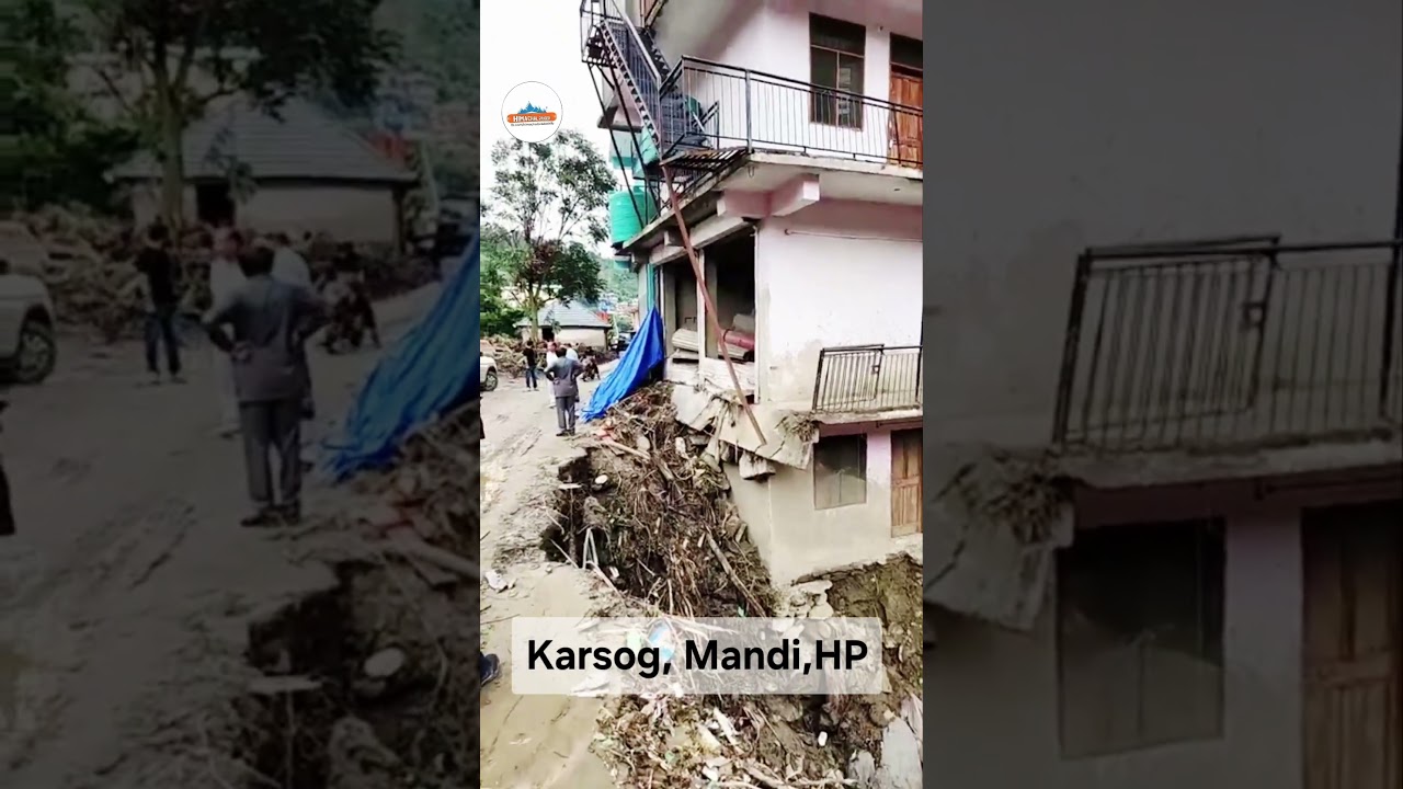Karsog | Mandi | Himachal  After the flash flood  #mandi #karsog #himachal #flashflood #flood #rain